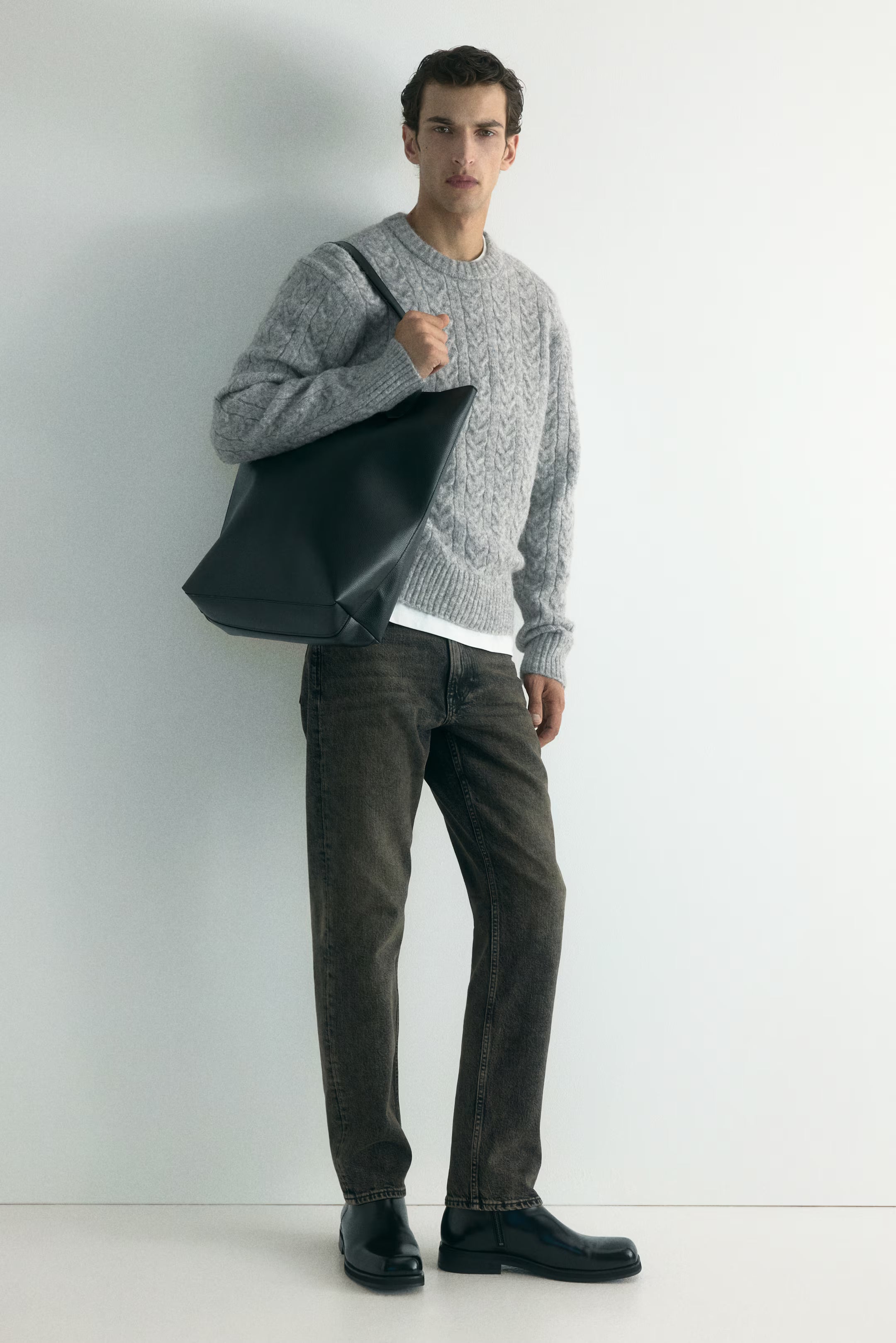 Regular Fit Cable knit jumper