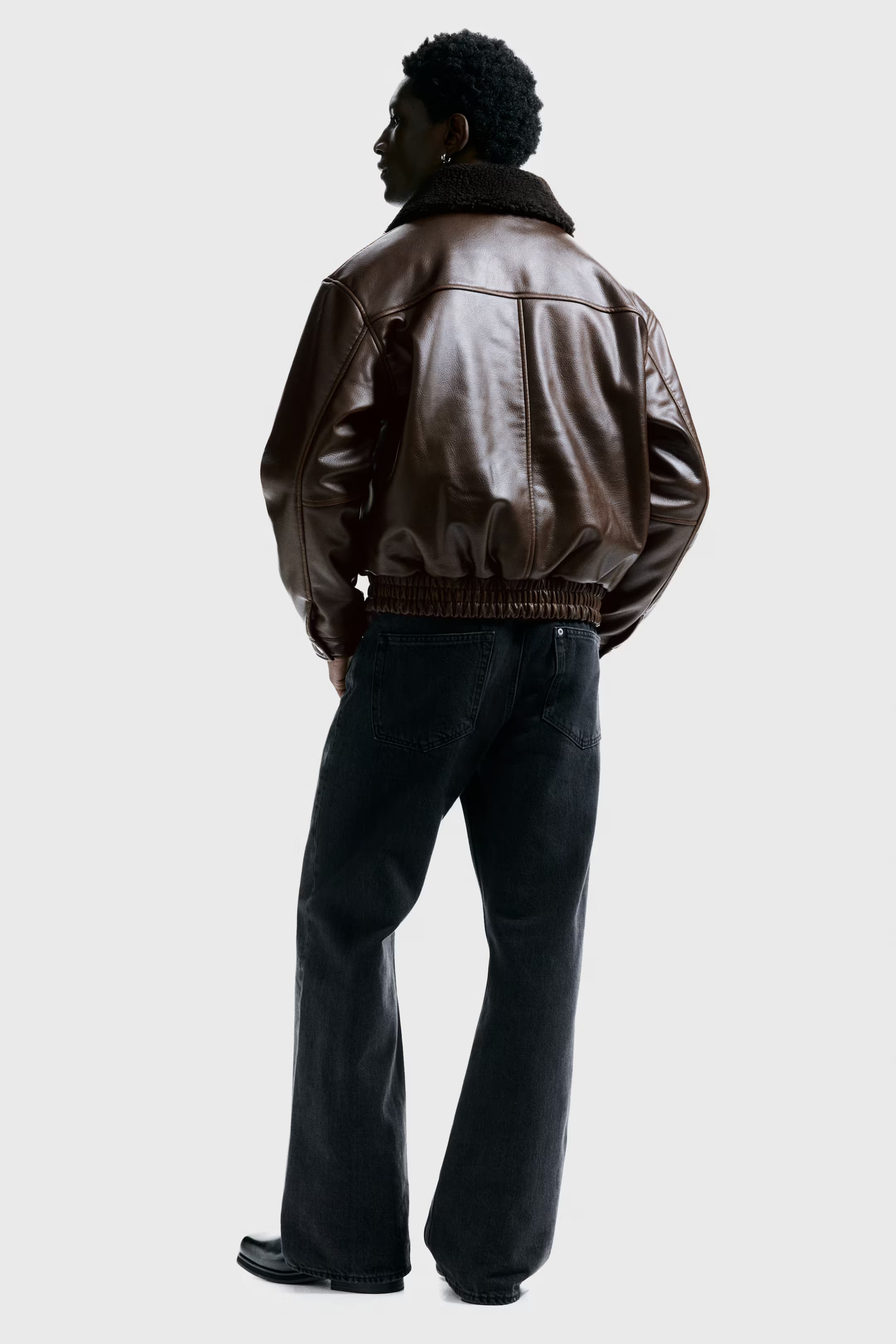 Padded aviator jacket